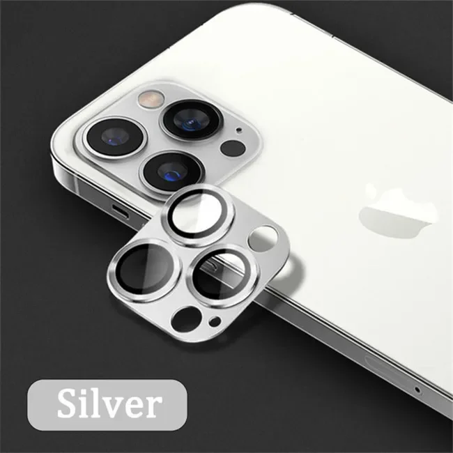 Premium Metal Ring Camera Lens Protector Case - Durable Back Cover Accessory
