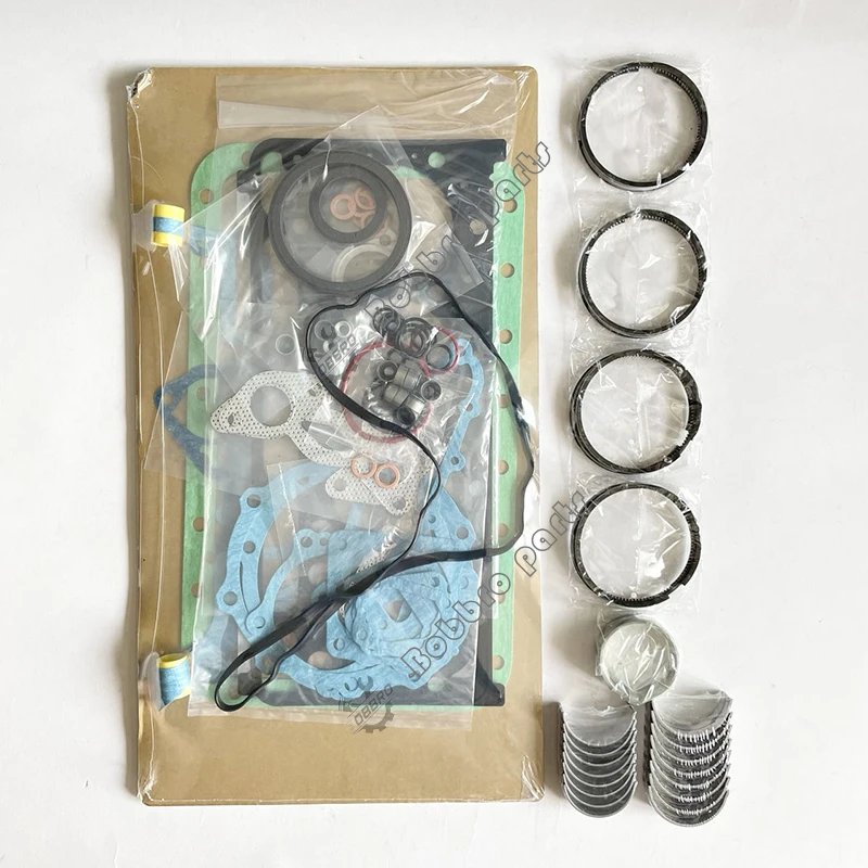 

4LE1 Overhaul Re-ring Kit With Full Gasket Kit For Isuzu Engine Fit Komatsu Compressor EC50SSB-2 EC50SS-2
