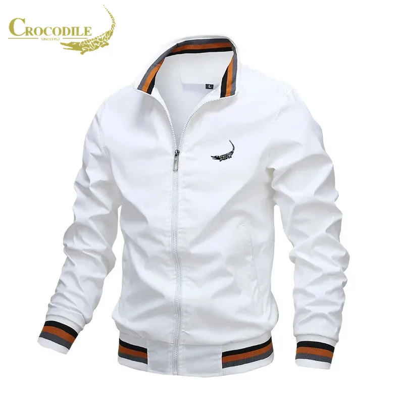 High quality spring and autumn printed brand jacket, outdoor men's windproof and waterproof jacket, men's baseball jacket jacket