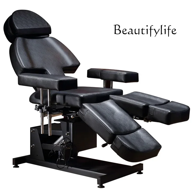 

Electric Tattoo Bed Multifunctional Tattoo Chair Tattoo Embroidery Facial Bed Split Leg Folding Elevated Bed