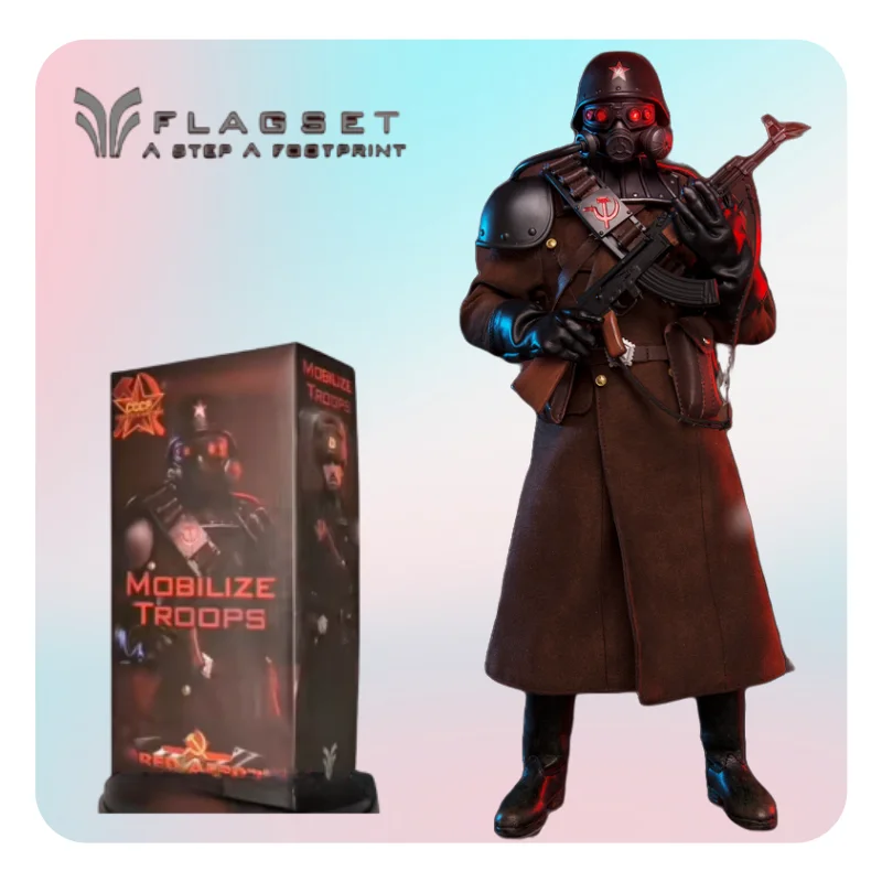

[Spot] Flagset 1/6 Soldier Figure Model 73046 Red Alert Soviet Mobilization Soldiers Can Move To Send Birthday Gifts To Friends