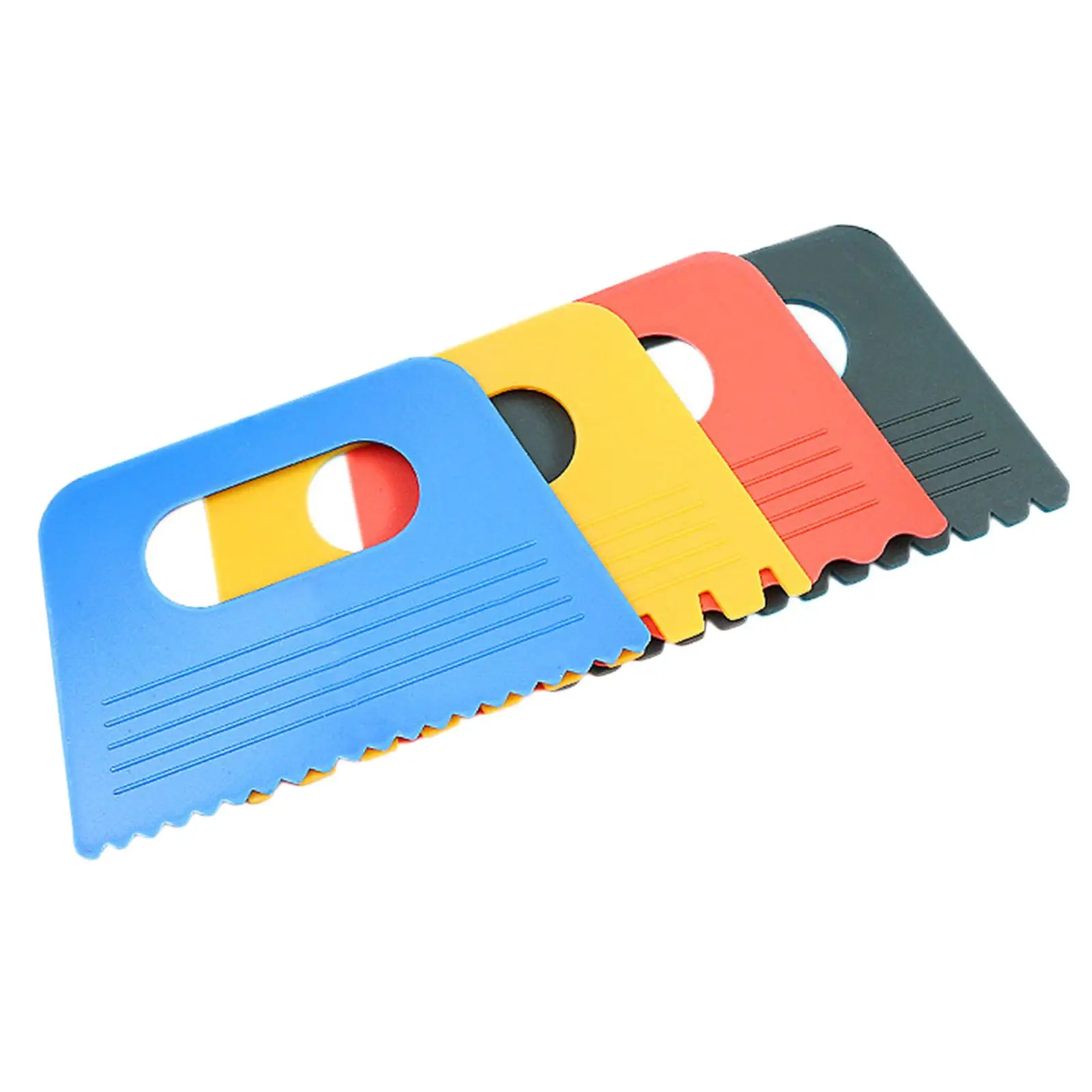 Children's Paint Graffiti Paint Scraper Plastic Multi-function Tooth-shaped Scraper Art