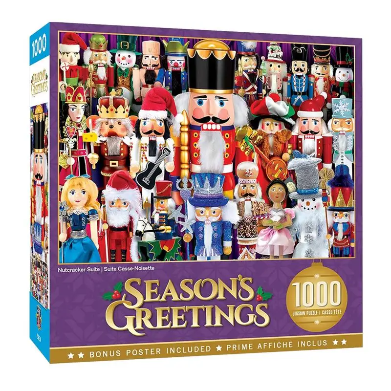 1000PieceChristmasJigsawPuzzleNutcrackerAdventPuzzleCountdown