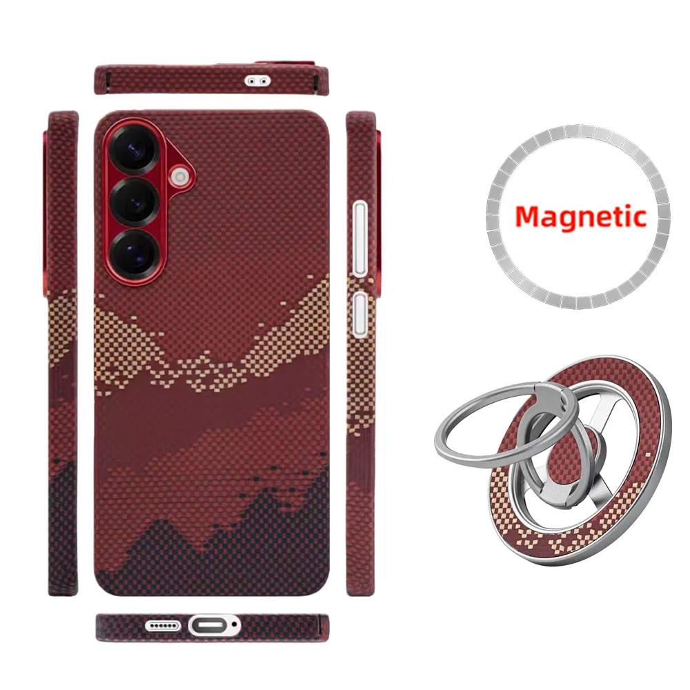 Luxury Real Carbon Fiber Ultra-Light Protective Phone Case with MagSafe