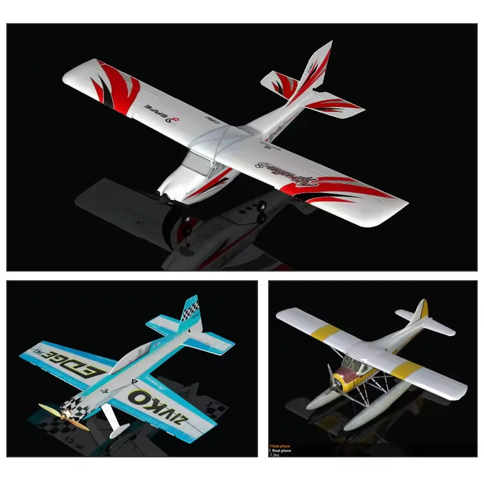 Vue de dessus du boîtier du simulateur de vol RC 8 en 1 avec câble USB et logo Phoenix 6.0.