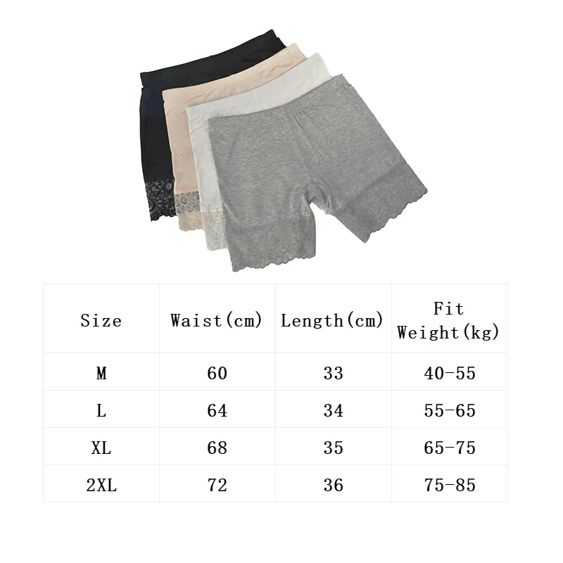 Women's Modal Safety Panties Boxer Shorts Summer Underwear For Skirts safety shorts high waist panties safety pants high waist underwear