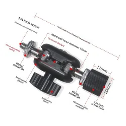 Versatile Adjustable Mini Arm with 360° Rotation (Style E)