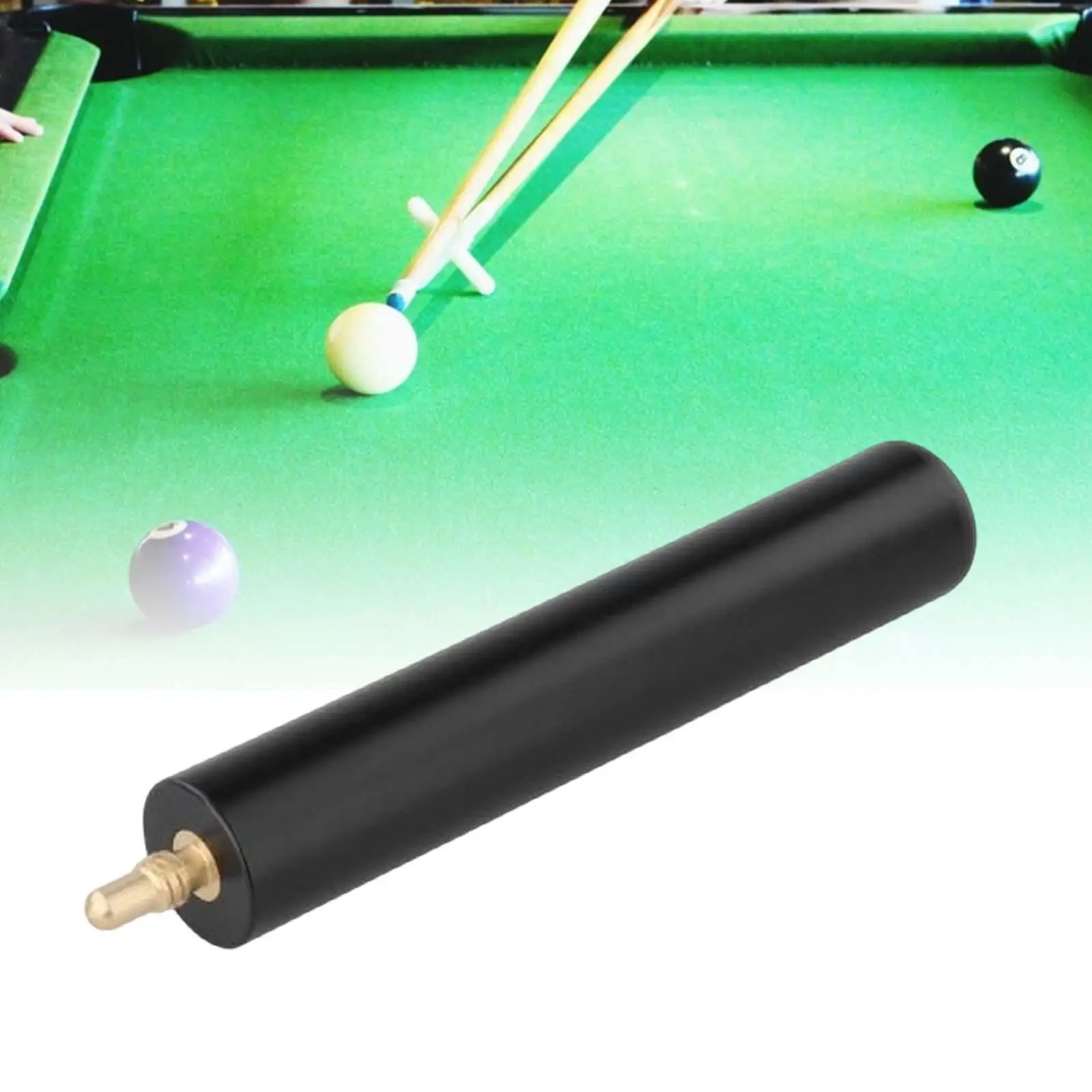 2/3 Cue Stick Extender 6inch Billiards Pool Cue Extension for Billiard Cues compact cue stick extender billiards accessories attachment 6in billiards pool cue extension for lovers billiard cues enthusiast