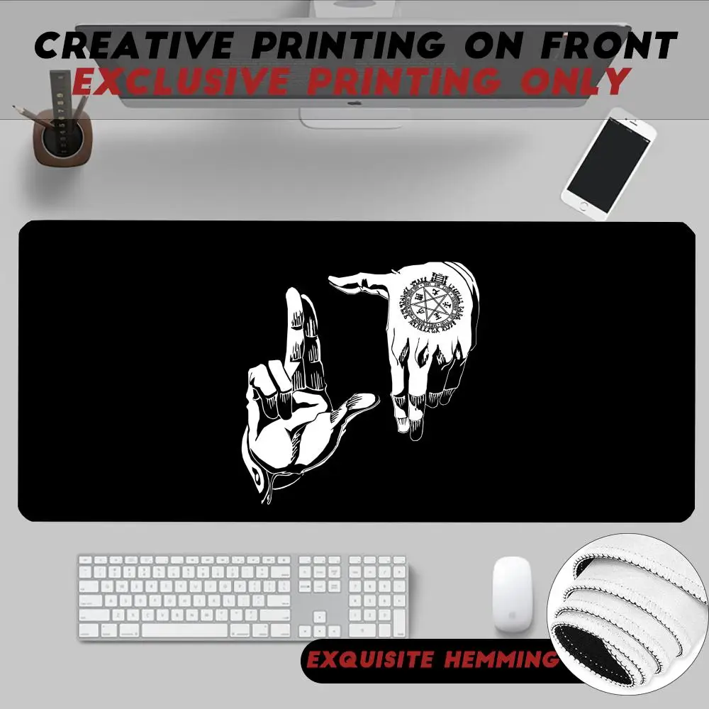 

Mouse Pad Non-Slip Rubber Edge locking mousepads Game play mats Dark fantasy animation Hellsing for notebook PC computer