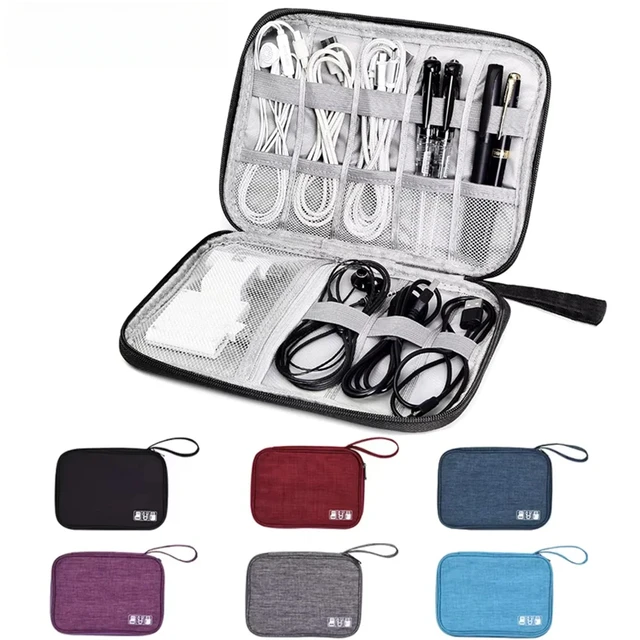 NNBILI Cable Storage Bags System Kit Case USB