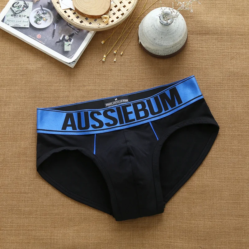 Wholesale men's briefs, low waist breathable elastic three-dimensional bag, close-fitting and comfortable pure cotton AU3-M200 5