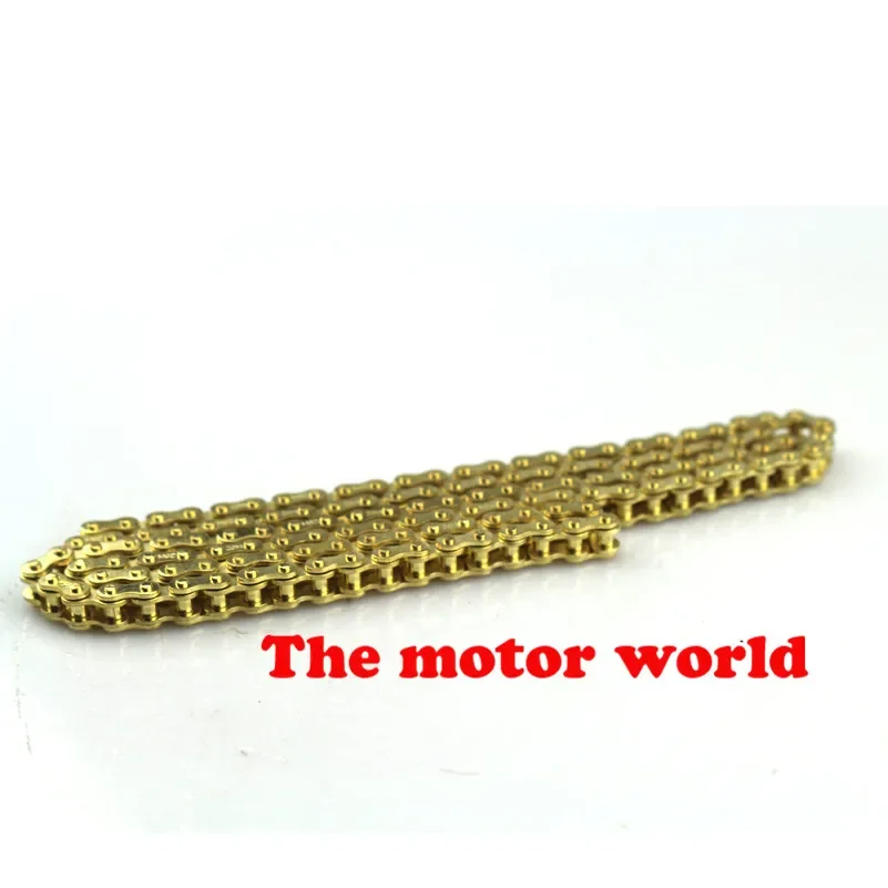 GOLD T8F 108 links Chain 25H 136 Links with Master Link Spare For 47cc 49cc Mini Dirt Pocket Bikes Minimoto Motorcycle ATV QUA