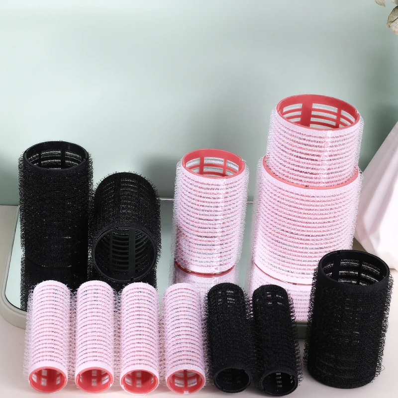 

Hair Roller Set 6Pcs Self Grip Heatless Hair Curler Different Size No Heat Self-adhesive Curling Hairdressing Styling Tool