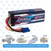 SIGP 3S 11.1V 5300mAh Lipo Battery 100C Hard Case met Deans EC5 Plug voor RC Car Truck Boot Vehicles Tank Buggy Racing Hobby 5