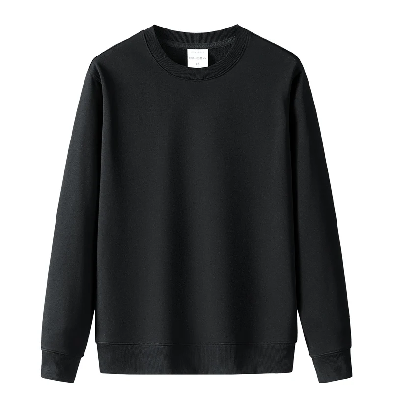 Deioao M-XXXL Fashion Streetwear Soild Women Hoodies Simple Style O Neck Female Sweatshirt Casual Loose Basic Long Sleeve Tops