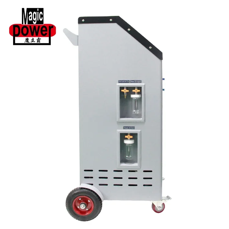 Fully Automatic Portable Car Air Condition A/C Refrigerant R134a Exchange Charge System Auto Refrigerant Recovery Machine 4