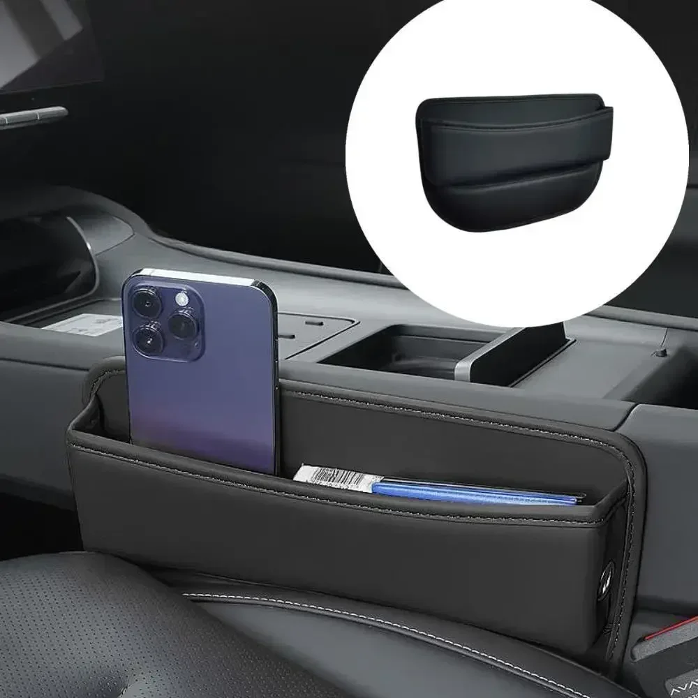 PU Leather Car Seat Gap Storage Box