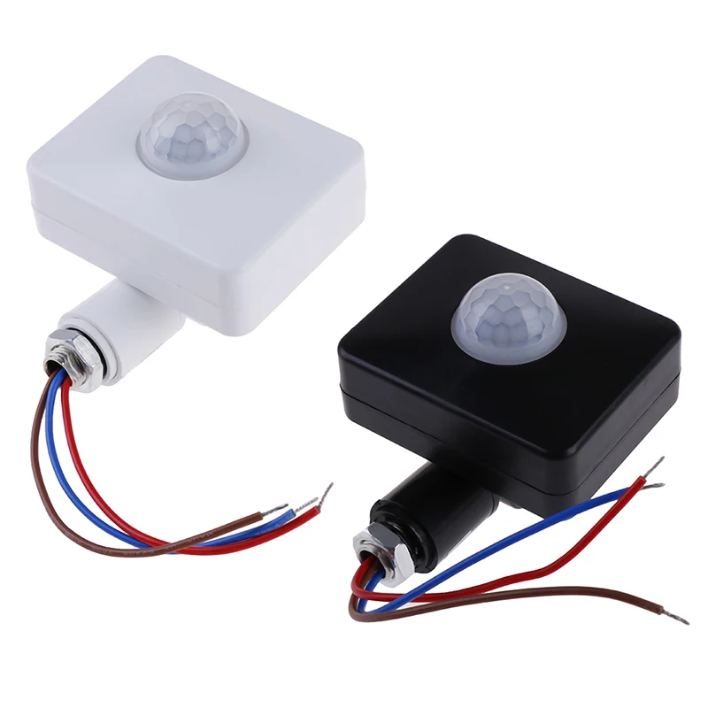 Hot 12V Motion Sensor Automatic Infrared AC 110V 220V PIR Motion Switch Detector Lamp Light Outdoor Timer Sensor Switch