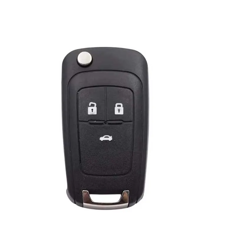 Car Key Shell for Chevrolet Buick Vehicle Folding Flip Remote Control Replacement