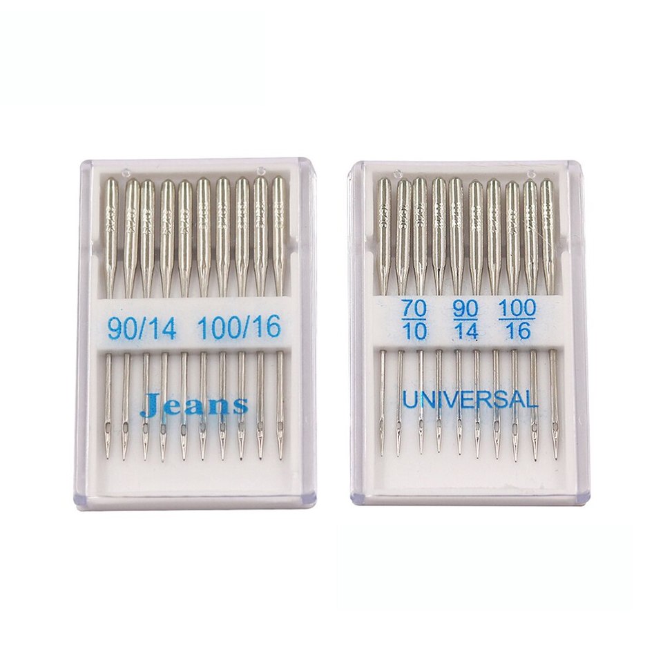 20pcs Sewing Machine Needles Jeans Universal Regular Point Sewing Needles Ball Point Head for Home Sewing Machine Supplies