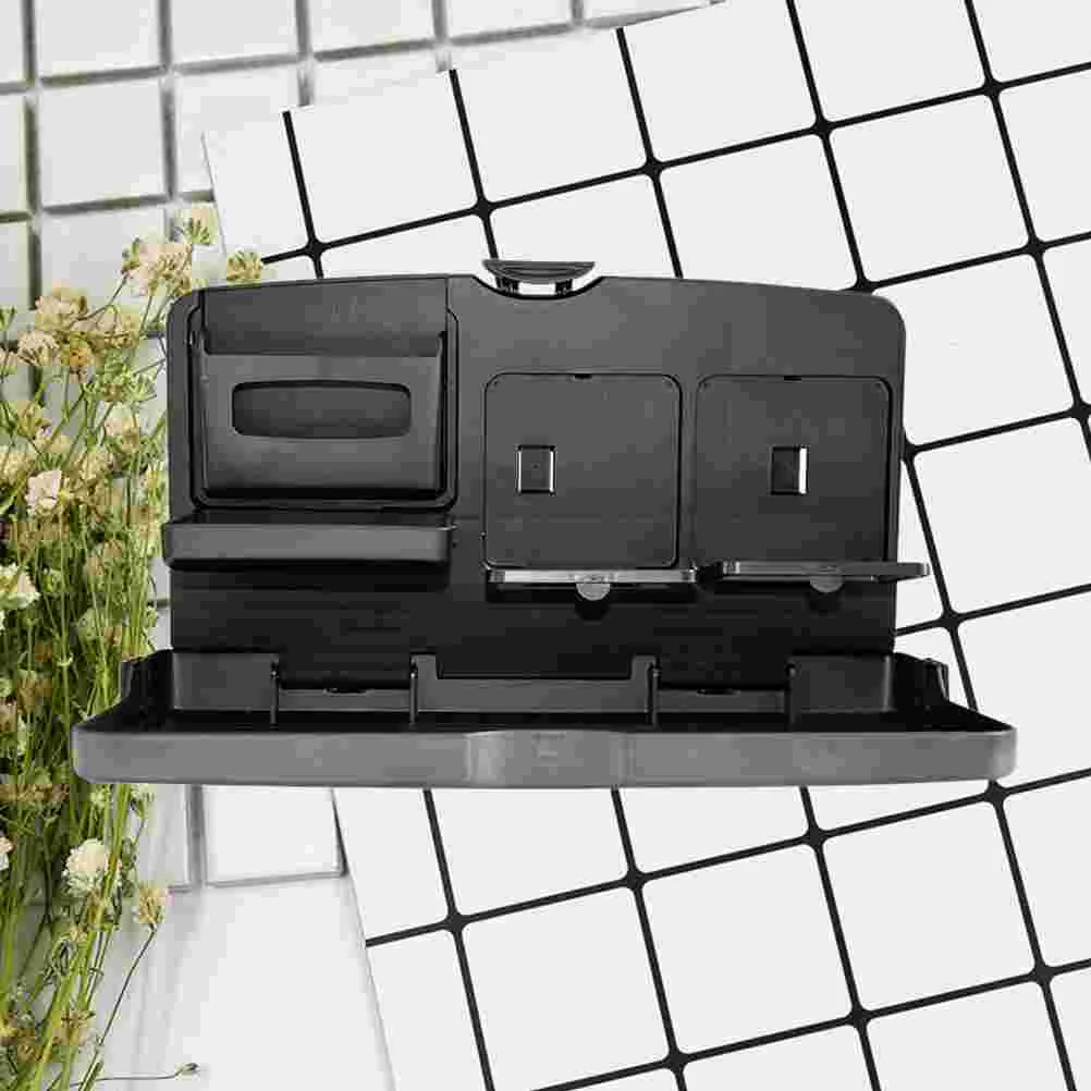 

1Pc Multifunctional Car Seat Storage Holder Foldable Vehicle Dining Table Drink Shelf Automobile Sundies Organizer