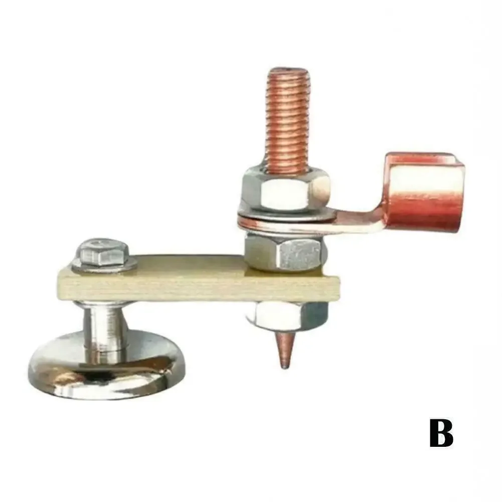 Welding Magnet Head Magnetic Support Grounding Clamp Holder Fixture Strong Welder For Mechanical Repair Tool Wi/ Copper Tail 1pc magnetic welding holders welding accessories clamp magnetic welding fixer