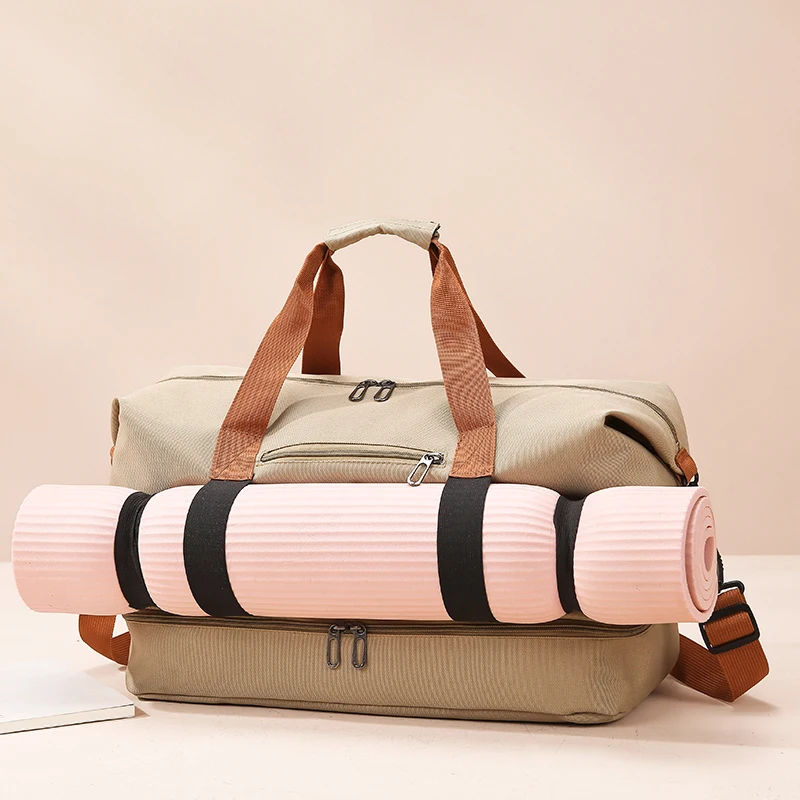 Fashionable travel shoulder bag, large capacity sports crossbody bag, handbag, suitable for gym, shopping, moving