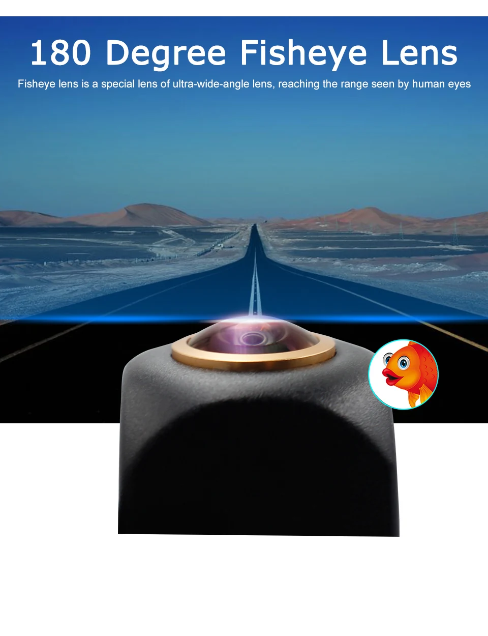 GOTOTOP Caméra De Recul à Montage Latéral Caméra D'angle Mort Vue