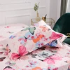 1 piece of bed sheet for bedroom 100%Polyeste Elastic Band Around bedding Fitted Sheet Only (excluding pillowcases) 2