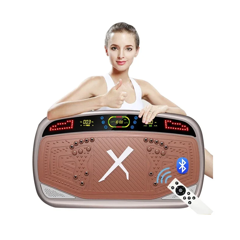 Slim Vibration Platform Plate Home Use Vertical Fitness Equipment Whole Body Exercise Vibration Plate 3