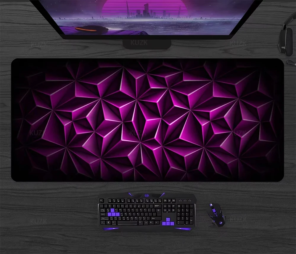 3D Optical Illusion Gaming Mouse Pad Gamer Desk Mat Computer Table Surface for Accessories Mauspad Non-Slip Office Mice Pads 3