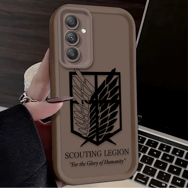 Attack on Titan Inspired Phone Case with Iconic Alan Logo Design