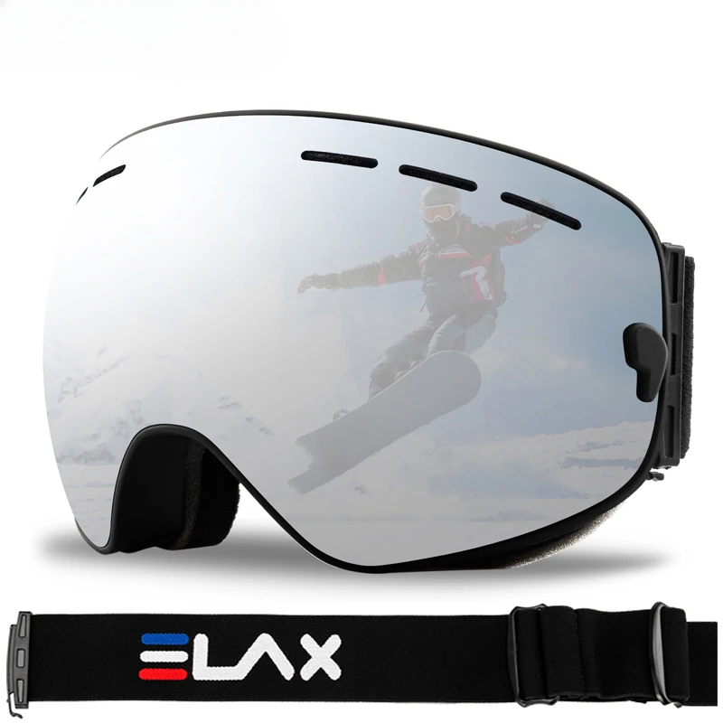 

Новые двухслойные незапотевающие и водонепроницаемые лыжные очки для спорта на открытом воздухе с большими сферическими очками для альпинизма оборудование