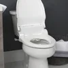 Electric Bidet Toilet Seat, Warm Water with Air Dryer, Heated Seat with Slow Close Lid, Remote Control, Elongated White 1