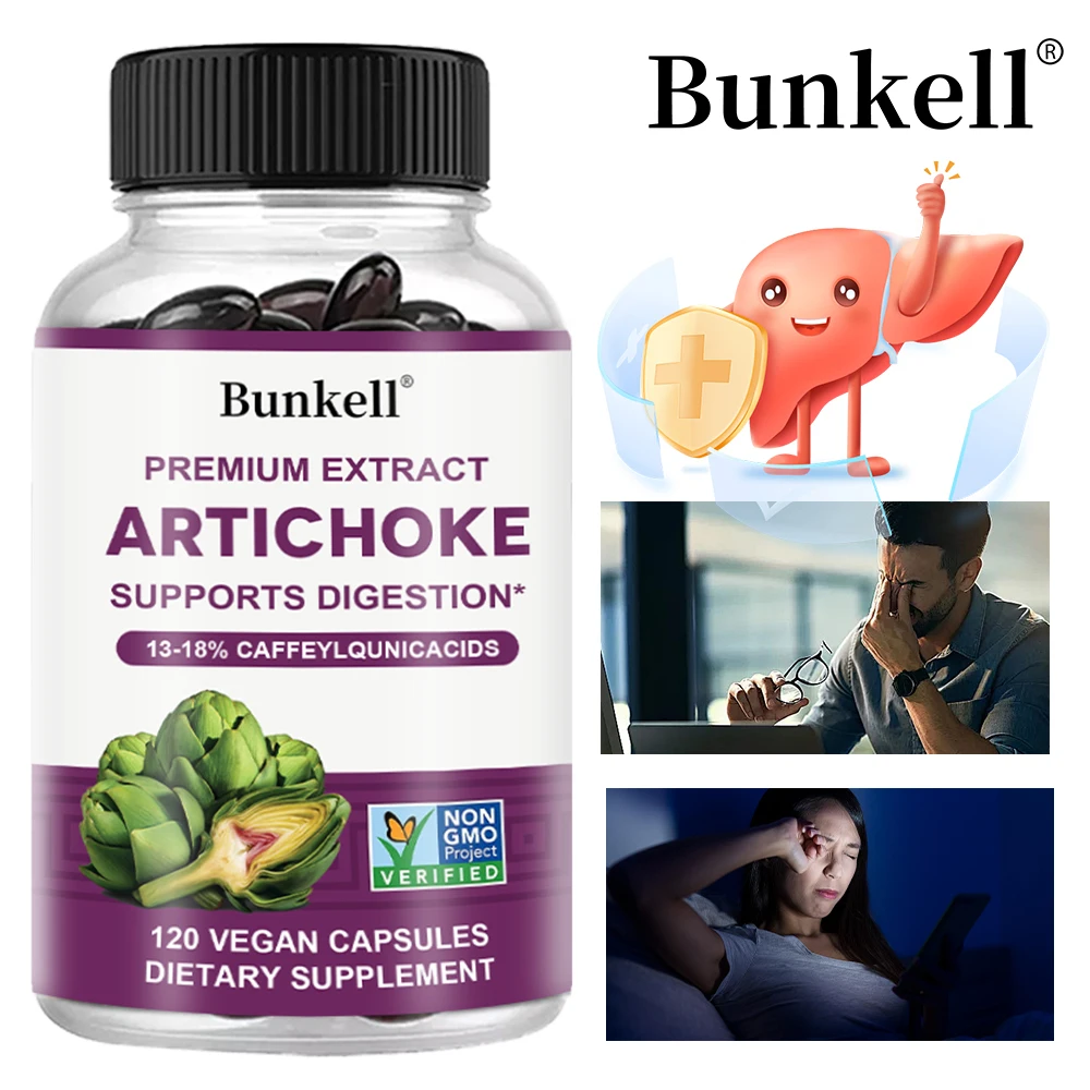 Artichoke Extract with Milk Thistle Supports Liver Health and Digestion Non-GMO All-natural liver detox supplement