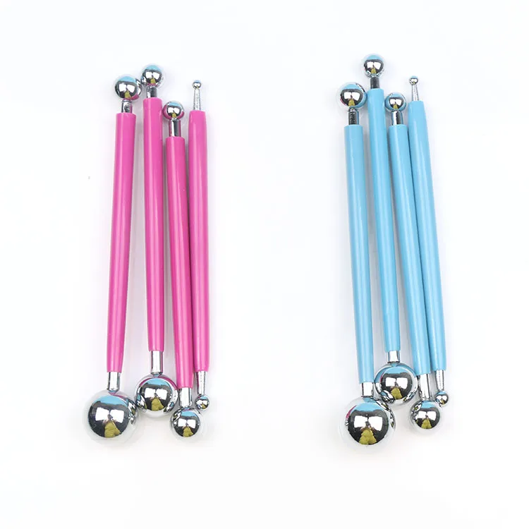 Professional DIY Stainless Steel Polymer Clay Tools Slime Tool Sculpture Tools Toys For Clay Carving Molding Ball Stylus Sticks