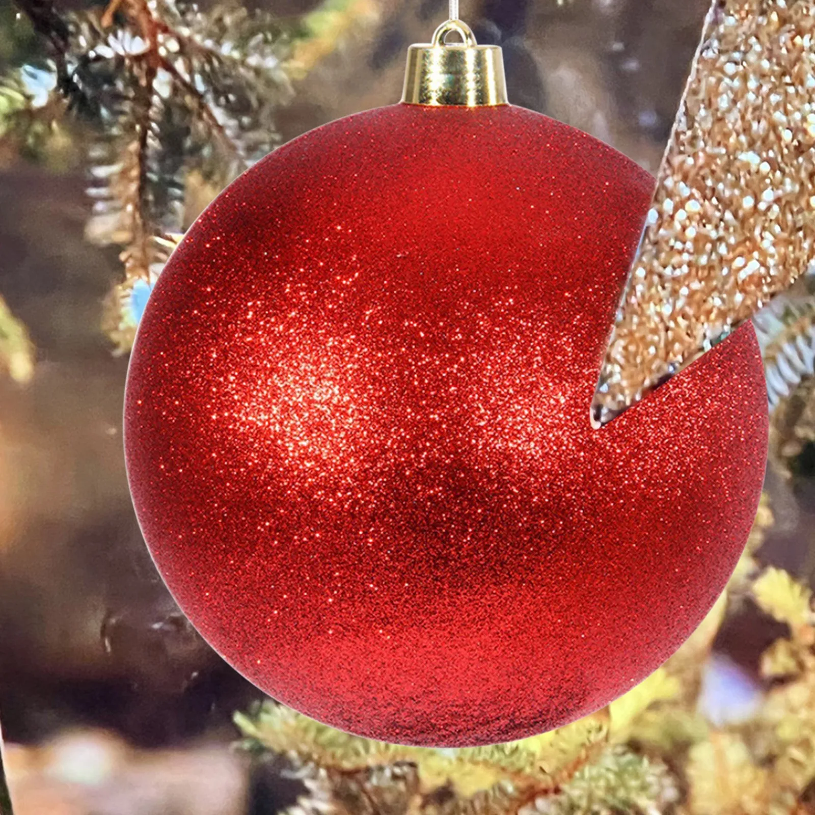 

Large Christmas Balls Christmas Tree Decoration Ornaments Hanging Balls for Birthday Holiday Wedding Ceiling Decorations