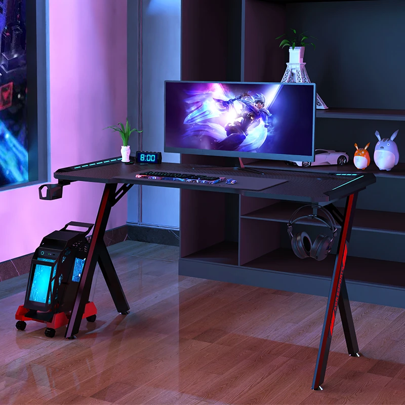 Juego completo de muebles para Gaming, silla de escritorio de 40 pulgadas con lámpara RGB, mesa de ordenador de oficina, sillas, ancla escritorio en e sports| | - AliExpress