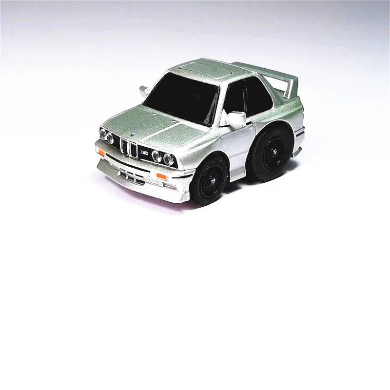 

TinyQ 1:64 BM-W M3 E30 серебряные модели автомобилей, игрушки