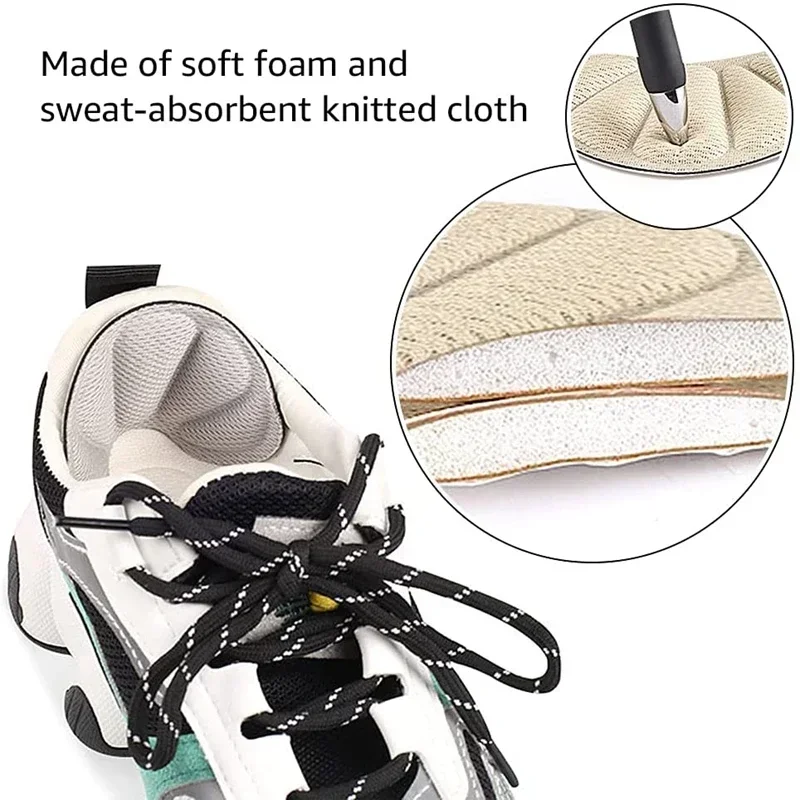 2/4/10pcs High Heel Insoles Women Adjustable Heel Stickers Shoe Pads Adhesive Back Cushions Patch Pain Relief Foot Care Inserts shoe insoles heel cushion insole heel patch insole heel insoles shoe stickers