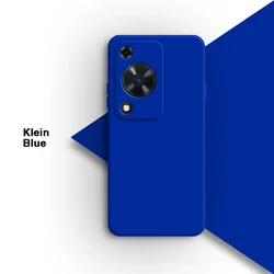 Ultra-Soft Liquid Silicone Protective Phone Case - Enhanced Grip & Durable Back Shell for Huawei P Smart S (Klein Blue)
