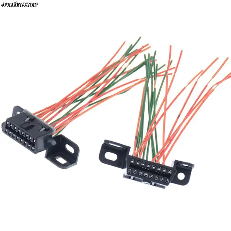 

1pc 16 Pin Car Computer Detection Universal Connector Main Line Obd2 Cable Female Extension Connector Obd 2 Adapter Cable