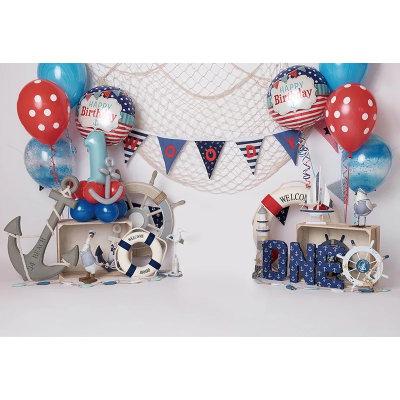 Cheereveal Nautical Navy Theme Birthday Party Decorations Boats