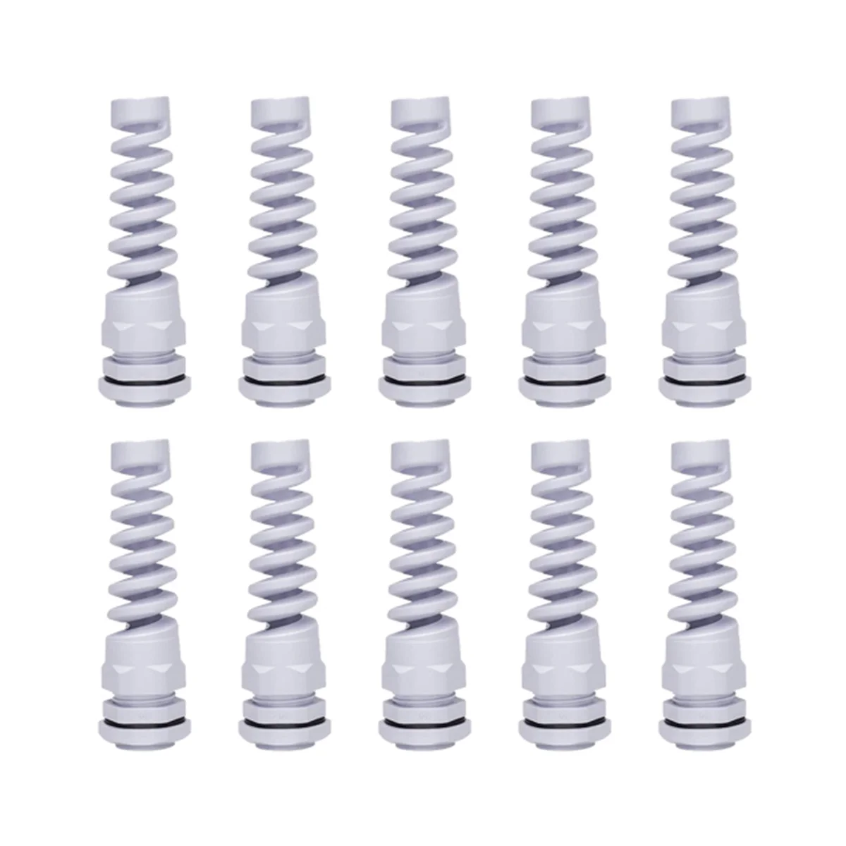 

Набор водонепроницаемых кабельных настраиваемых кабельных втулок с кабельным втулкой, пластиковая прочная скручивающаяся наружная резьба PG11