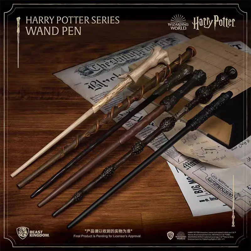 Nuovo Anime Harry Potter Metal Core Magic Wand Box Dumbledore Malfoy Hermione Voldemort Magic Harried Wand Cosplay