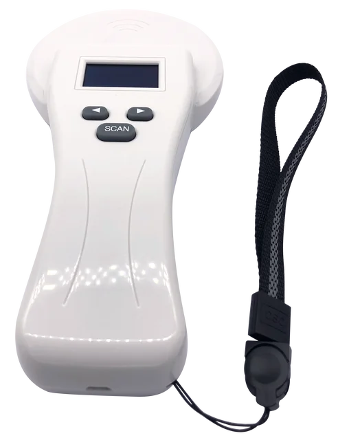 ECO-8380 134.2KHz Animal Tags Ear Tags Bioglass Microchip Handheld FDX-B Rfid Reader 3