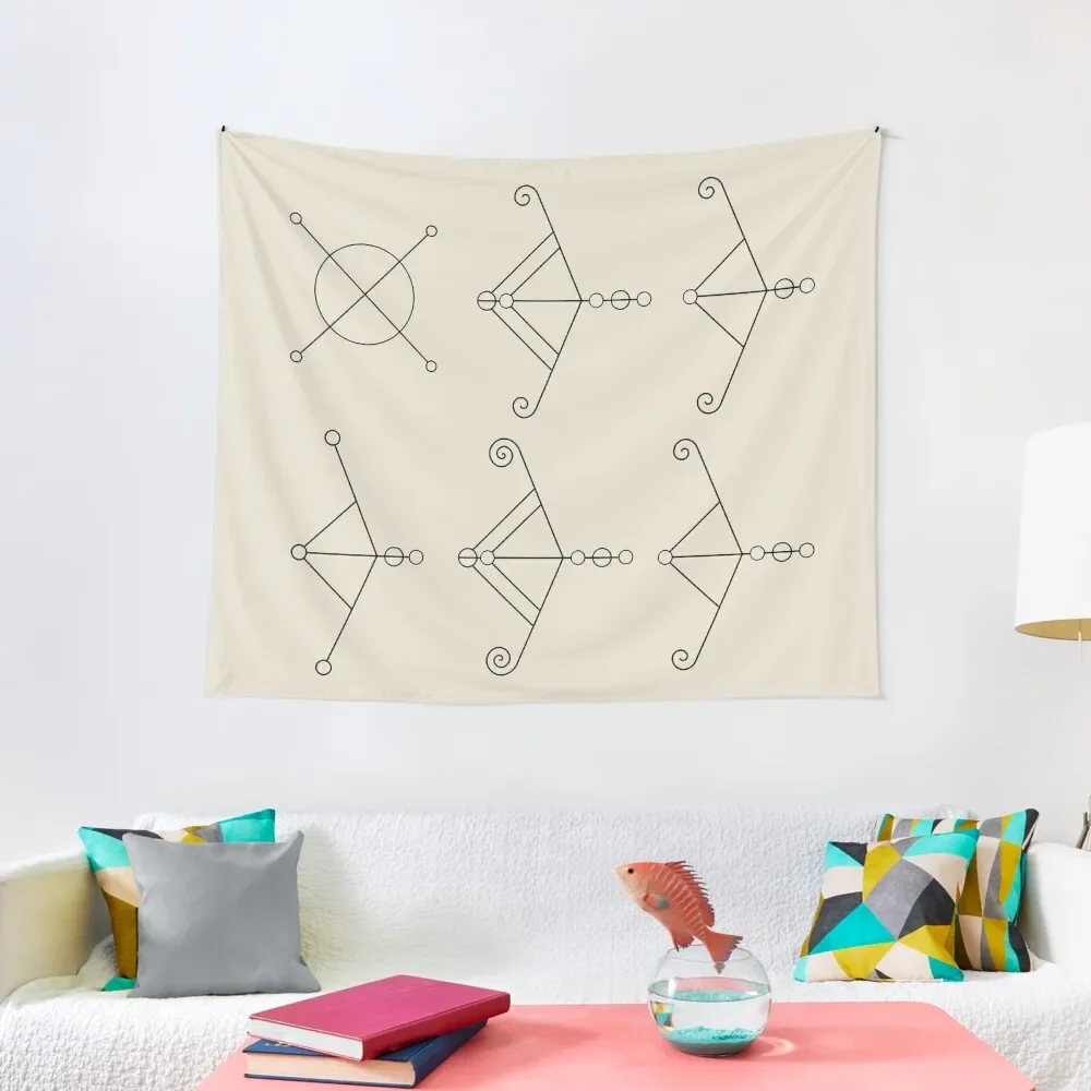 

Ritual Symbol, Common Collection Tapestry Bedroom Decor Wall Decor Home Decorating Decoration Aesthetic Tapestry
