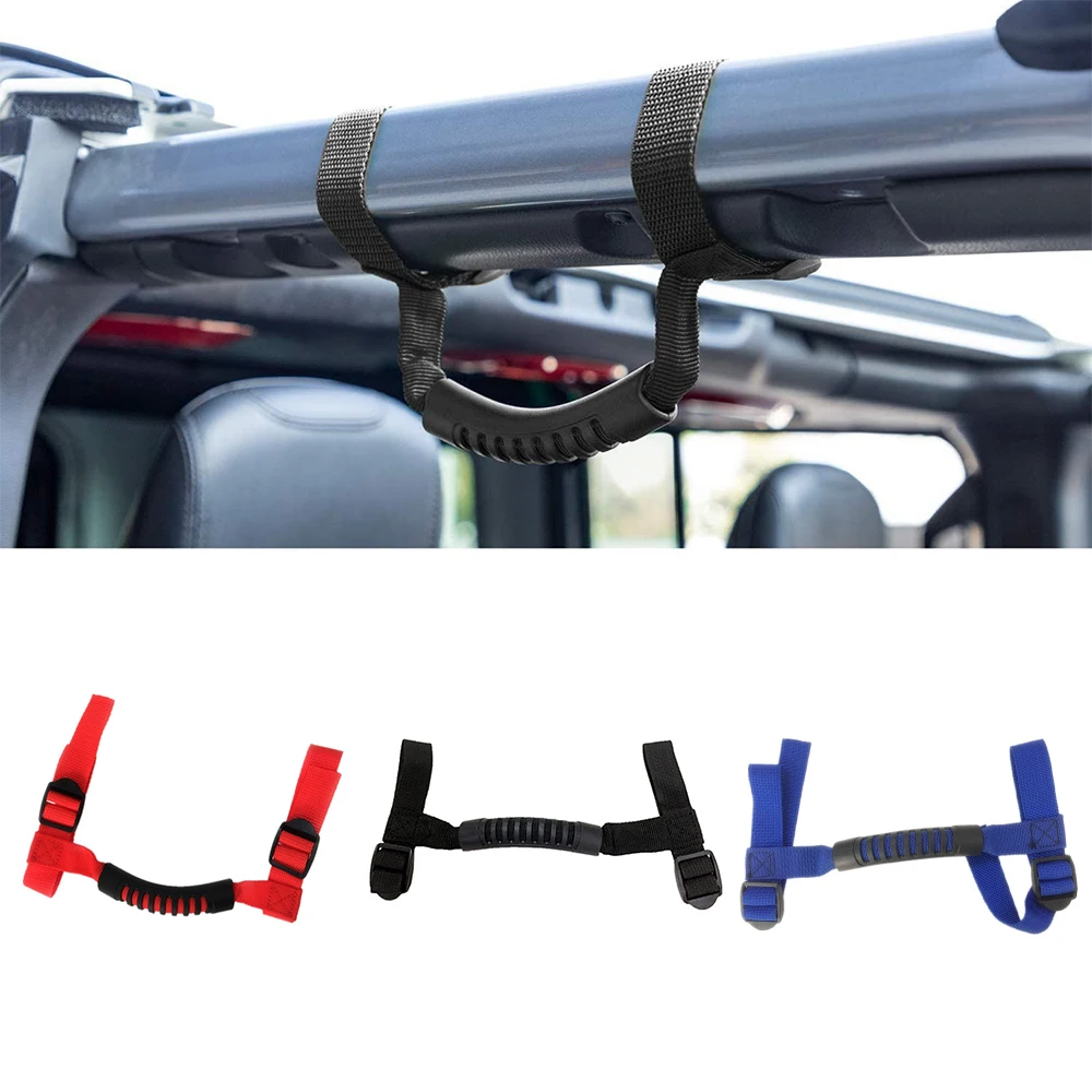 Armrest Top Grab Handles Grip Bar Pulling Tab Roll Bar Mount for Jeep Wrangler CJ TJ JK JL Sports Sahara Rubicon 1pcs/4pcs