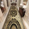 Luxury Marble Corridor Carpet Hotel Hallway Runner Decoration Rugs Living Room Aisle Washable Non-slip Floor Mat Customizable 1