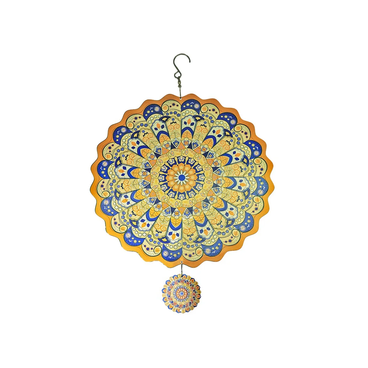 

Stainless Steel Wind Spinner Indoor Outdoor Garden Decoration 11.6 Inch Multi Color 3D Wind Spinners Gift